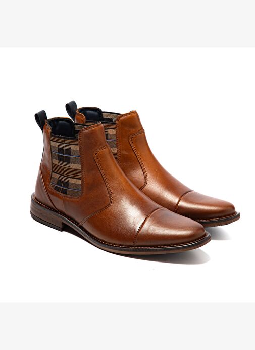 Erkek Bot 1158 001 WK-John May Orkut Suede Cognac - Görsel 4