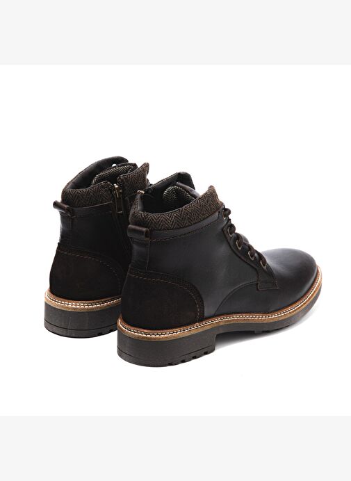 Erkek Bot 1103/GL 015 WK-John May Lth+Suede+NewSplit Brown - Görsel 5