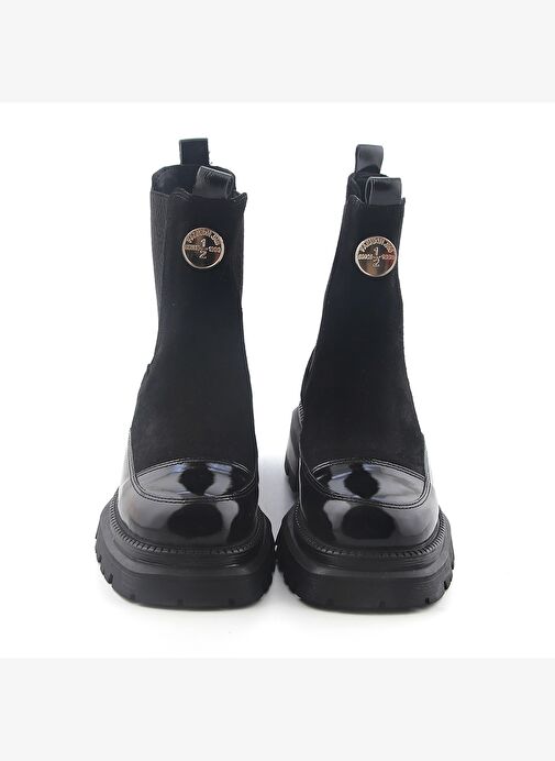 Kadın Bot RC-24K-001-R37506 JOHN MAY SİYAH RUGAN- SİYAH NUBUK 295-317 - Görsel 4