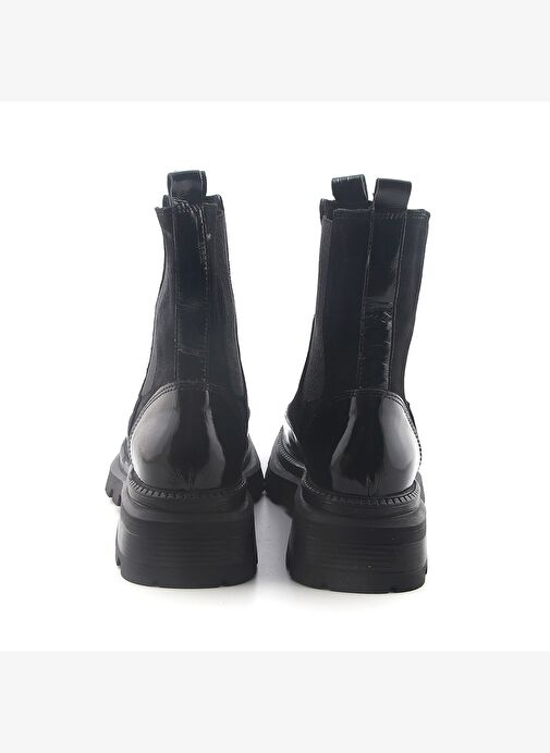 Kadın Bot RC-24K-001-R37506 JOHN MAY SİYAH RUGAN- SİYAH NUBUK 295-317 - Görsel 5