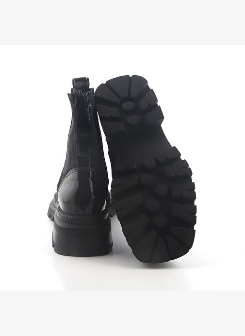 Kadın Bot RC-24K-001-R37506 JOHN MAY SİYAH RUGAN- SİYAH NUBUK 295-317 - Görsel 6