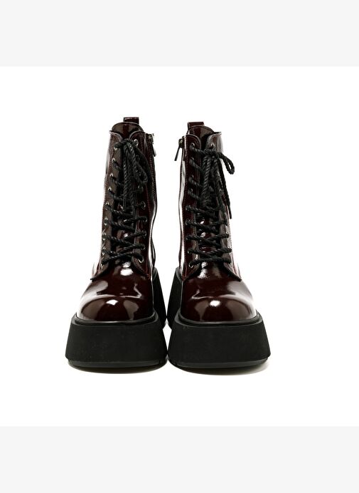 Kadın Bot RC-24K-001-R38400 John May 582-Bordo Rugan - Görsel 4