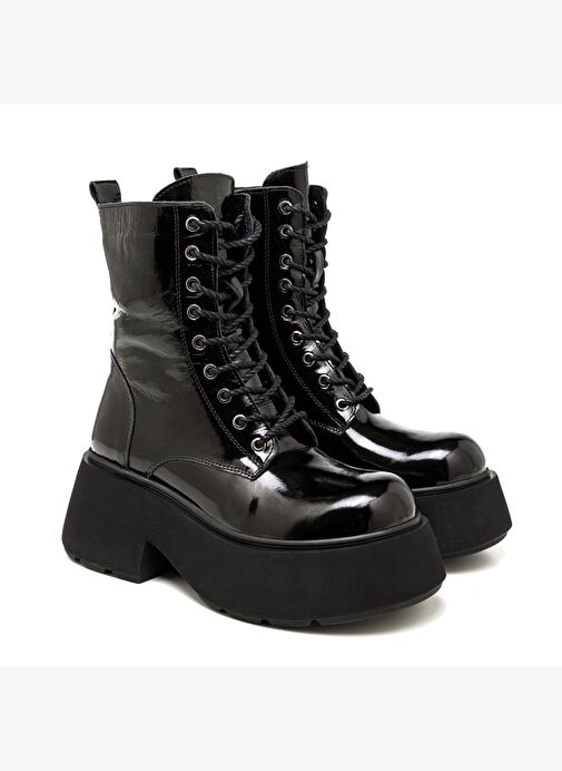 Kadın Bot RC-24K-001-R38400 John May 295-Siyah Rugan - Görsel 3