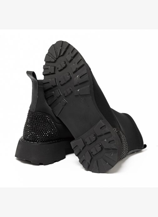 Kadın Bot GTN-24565 John May Siyah Strec Siyah Taş - Görsel 6