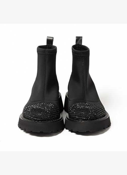 Kadın Bot GTN-24565 John May Siyah Strec Siyah Taş - Görsel 7