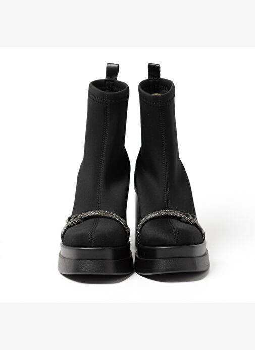 Kadın Bot GTN-20596 John May Siyah Strec - Görsel 7