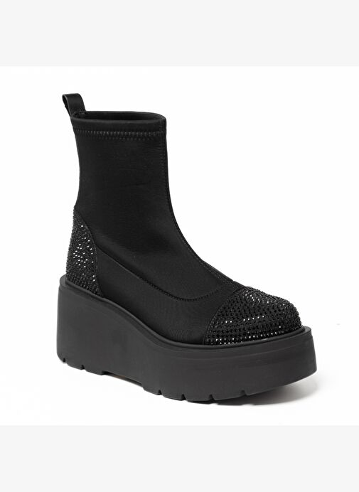 Kadın Bot GTN-222549 John May Siyah Taş - Görsel 3