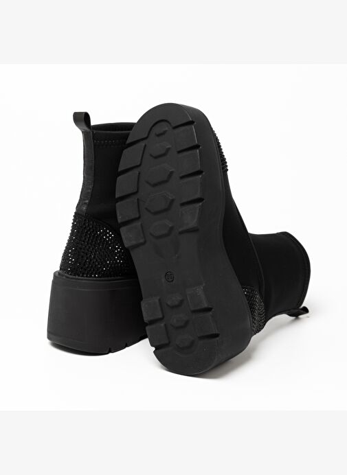 Kadın Bot GTN-222549 John May Siyah Taş - Görsel 6