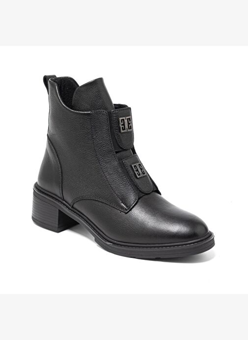 Kadın Bot SR-11032-1 John May Siyah - Görsel 3