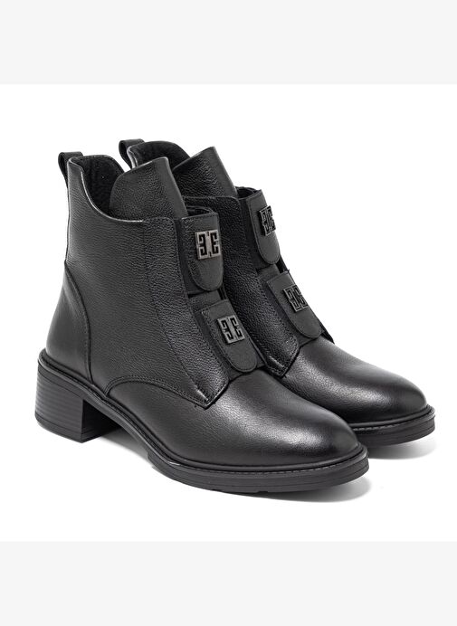 Kadın Bot SR-11032-1 John May Siyah - Görsel 4