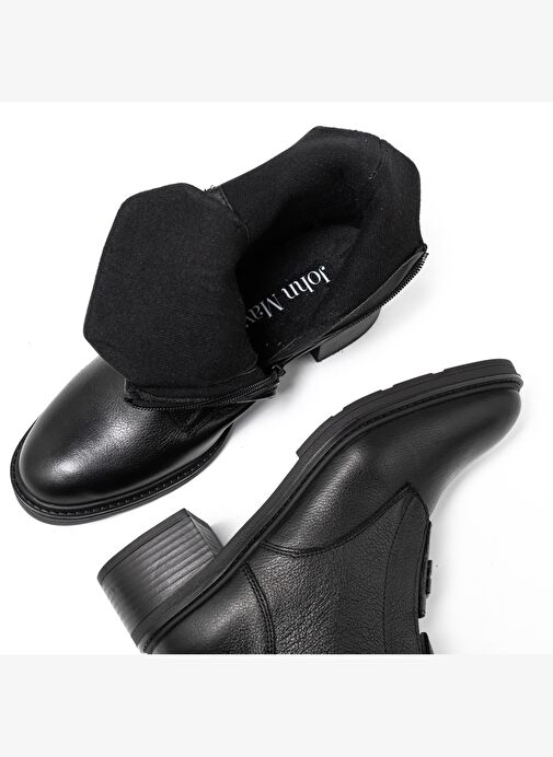 Kadın Bot SR-11032-1 John May Siyah - Görsel 8