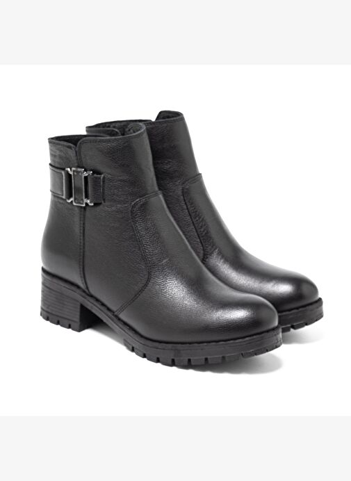 Kadın Bot SR-16463-1 John May Siyah - Görsel 4