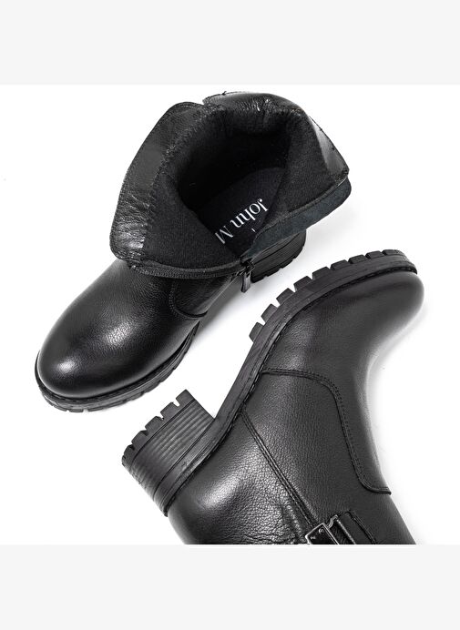 Kadın Bot SR-16463-1 John May Siyah - Görsel 8