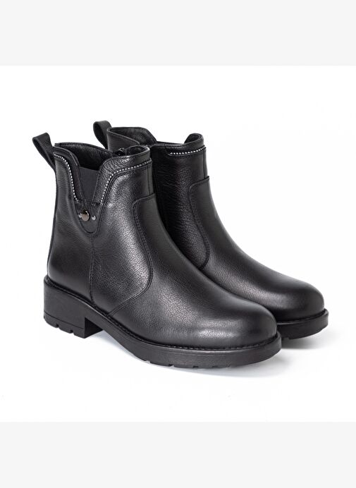 Kadın Bot SR-24103-1 John May Siyah - Görsel 4