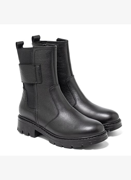 Kadın Bot SR-24123-1 John May Siyah - Görsel 4