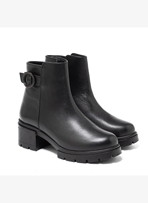 Kadın Bot SR-27362-1 John May Siyah - Görsel 4