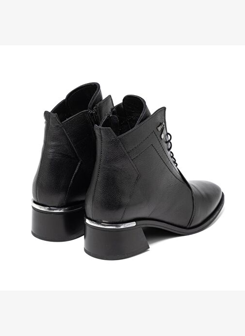Kadın Bot SR-9781-1 John May Siyah - Görsel 5