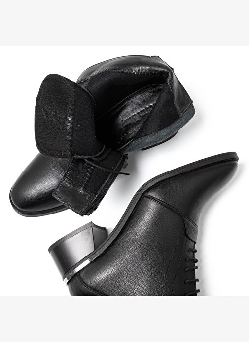 Kadın Bot SR-9781-1 John May Siyah - Görsel 8