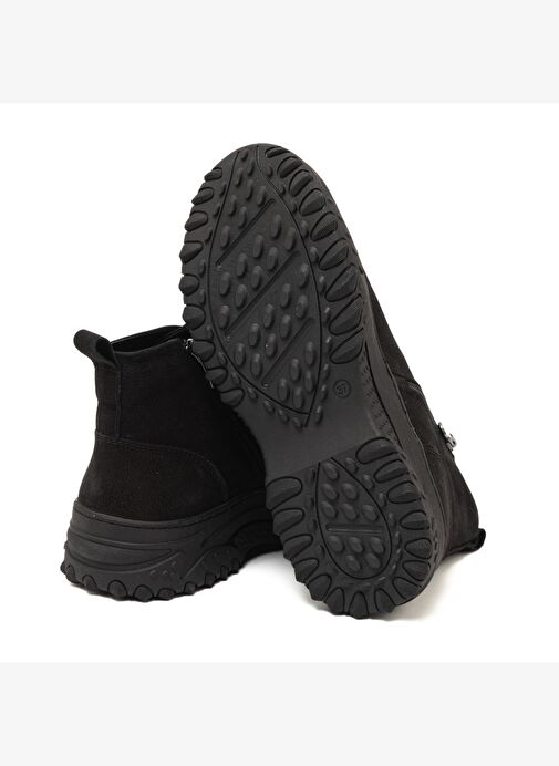 Kadın Bot MAR-25K-192-203 John May Siyah Nubuk - Görsel 6