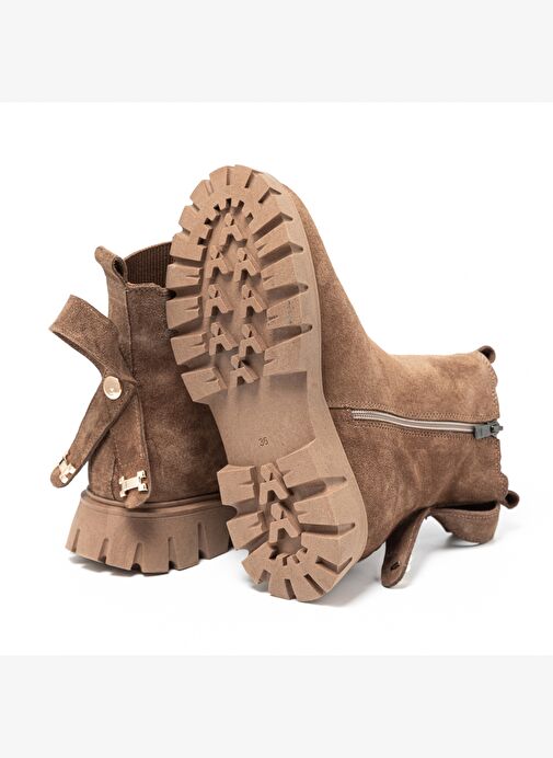 Kadın Bot RC-25K-001-R25-209 John May Tütün Süet - Görsel 6