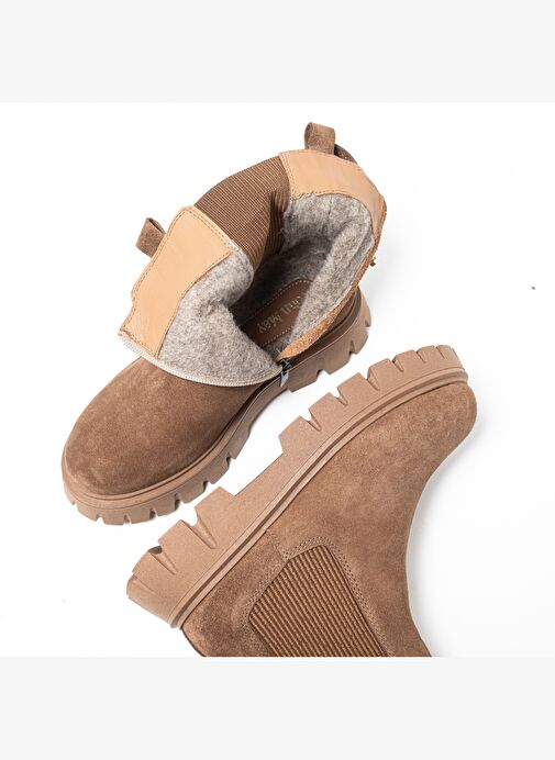 Kadın Bot RC-25K-001-R25-209 John May Tütün Süet - Görsel 8