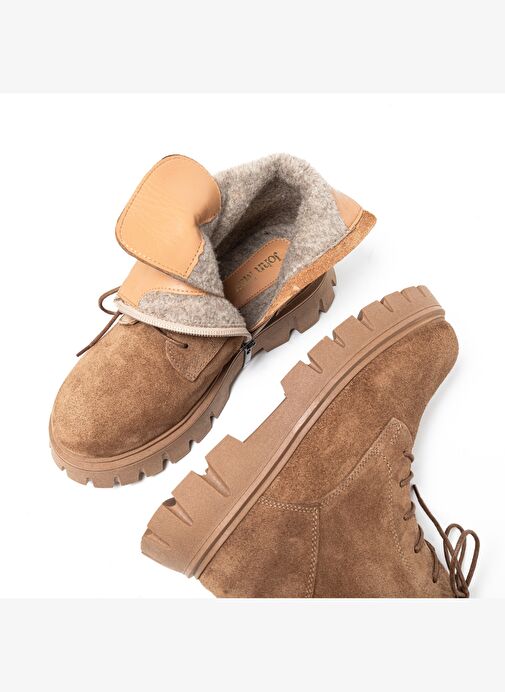 Kadın Bot RC-25K-001-R25-202 John May Tütün Süet - Görsel 8