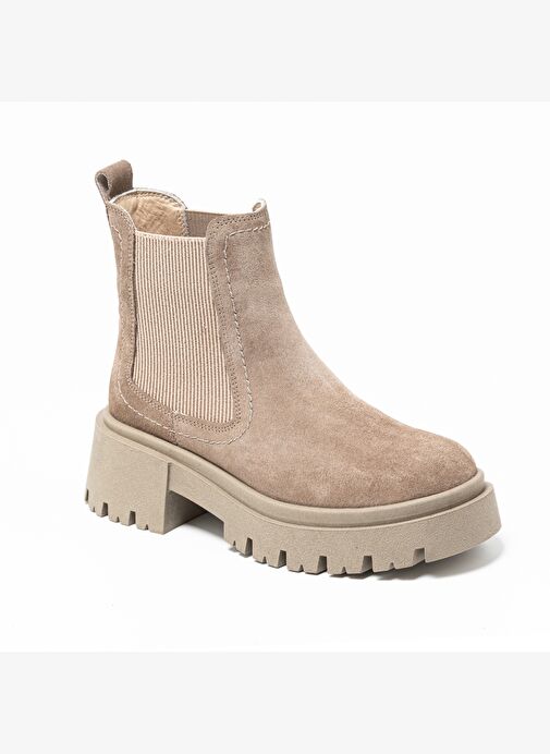 Kadın Bot RC-25K-001-R28102 John May Bej Süet 10 - Görsel 3