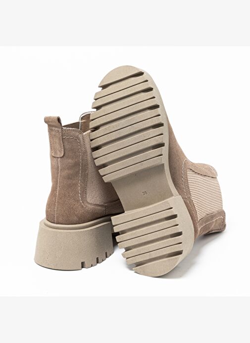 Kadın Bot RC-25K-001-R28102 John May Bej Süet 10 - Görsel 6
