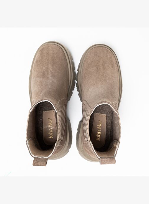 Kadın Bot RC-25K-001-R28102 John May Bej Süet 10 - Görsel 8