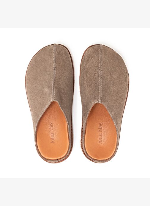 Kadın Terlik RC-26Y-180-7143 John May Bej Süet 17 - Görsel 8