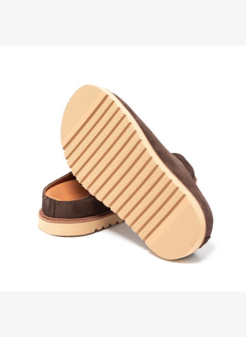 Kadın Terlik RC-26Y-180-7143 John May Kahve Süet - Görsel 6