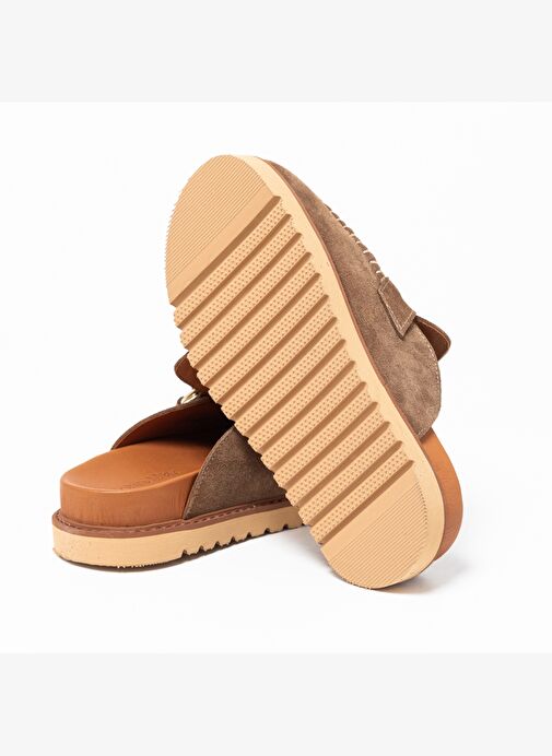 Kadın Terlik RC-26Y-180-59084 John May Tütün Süet S10 - Görsel 6