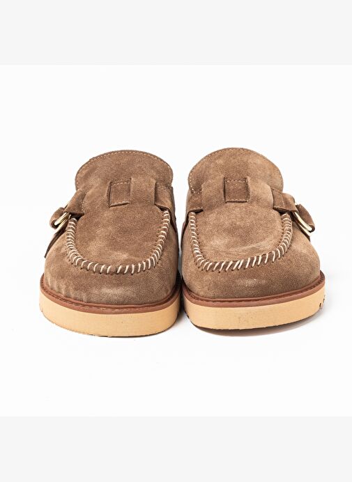 Kadın Terlik RC-26Y-180-59084 John May Tütün Süet S10 - Görsel 7