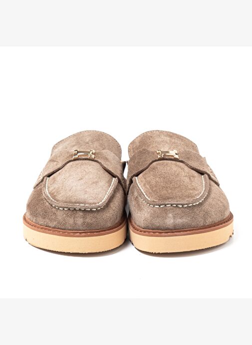 Kadın Terlik RC-26Y-180-23026 John May Bej Süet 17 - Görsel 7