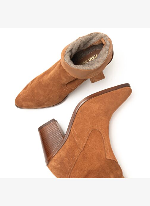 Kadın Bot RC-25K-001-R17301 John May Taba Süet 836 - Görsel 9