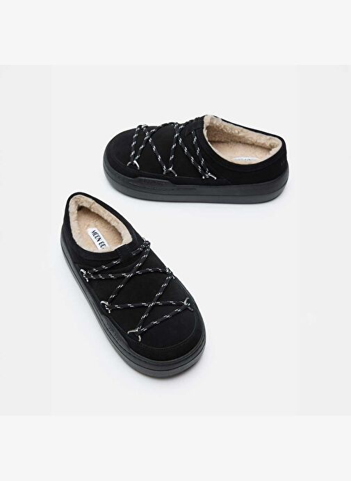 Erkek Bot 80D2470210-N001 Moon Boot MB PARK SLIPPER Black - Görsel 5