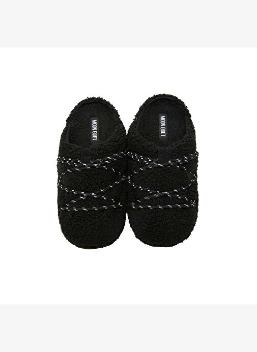 Erkek Bot 80d2410040-N001 Moon Boot MB TEDDY SLIPPER Black - Görsel 5
