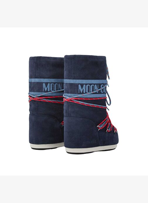 Kadın Bot 80D1403050-F017 Moon Boot Icon Suede Laces Blue Navy - Görsel 3