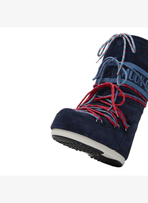 Kadın Bot 80D1403050-F017 Moon Boot Icon Suede Laces Blue Navy - Görsel 5