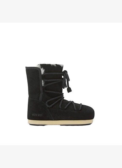 Kadın Bot (Kar) 80D1470050-N001 Moon Boot Evx Boot Suede / Shearling Black - Görsel 2