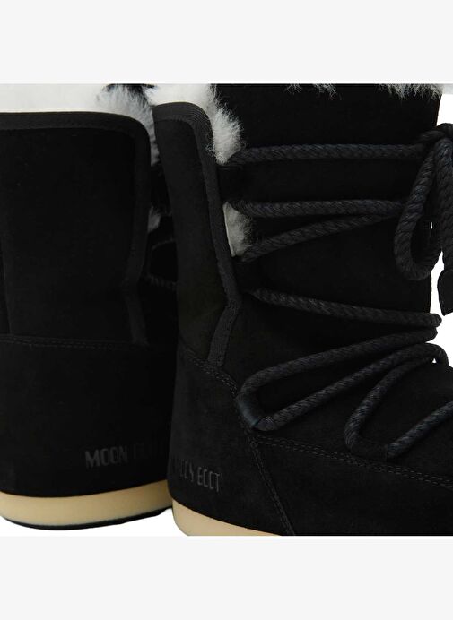 Kadın Bot (Kar) 80D1470050-N001 Moon Boot Evx Boot Suede / Shearling Black - Görsel 4