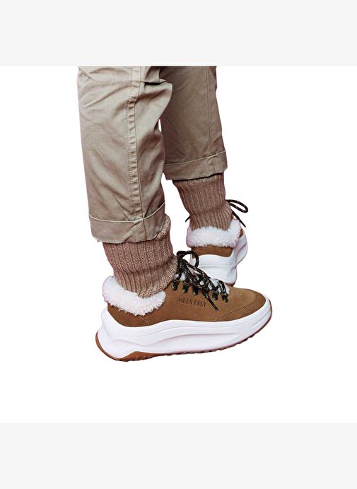 Moon Boot Kadın Sneaker ( Günlük) 80D2490040 Moon Boot Bej Moon247 City Shearling | Boyner Bej - 6. görsel