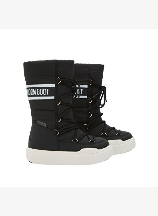 Kadın Bot (Kar) 80D3440130-N001 Moon Boot MB JR PARK TUBE LACE WP Black - Görsel 5