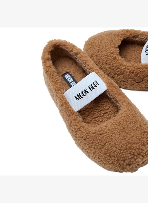 Kadın Babet 80D2400010-E001 Moon Boot MB TEDDY BALLERINA Lilac - Görsel 4