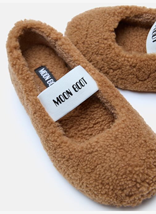 NUMUNE Kadın Babet 80D2400010-M008 Moon Boot MB TEDDY BALLERINA Cognac - Görsel 4