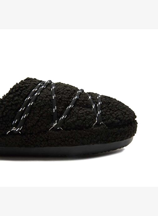 NUMUNE Kadın Babet 80D2410040-N001 Moon Boot MB TEDDY SLIPPER Black - Görsel 4