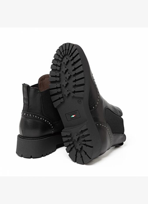 Kadın Bot I514002D 100 NeroGiardini GUANTO NERO TR TAVERNA 7724 LIGH Nero - Görsel 6