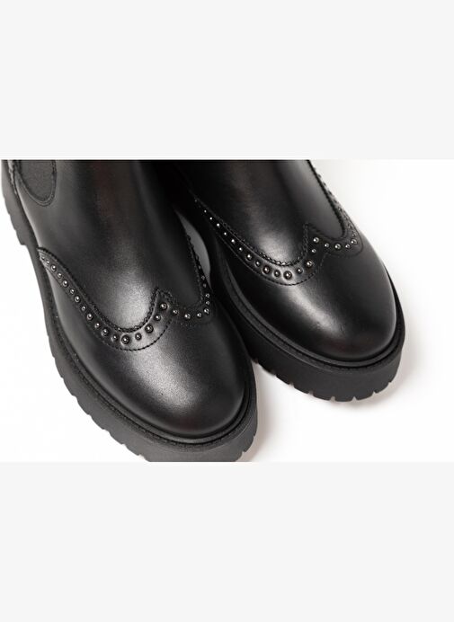 Kadın Bot I514002D 100 NeroGiardini GUANTO NERO TR TAVERNA 7724 LIGH Nero - Görsel 8