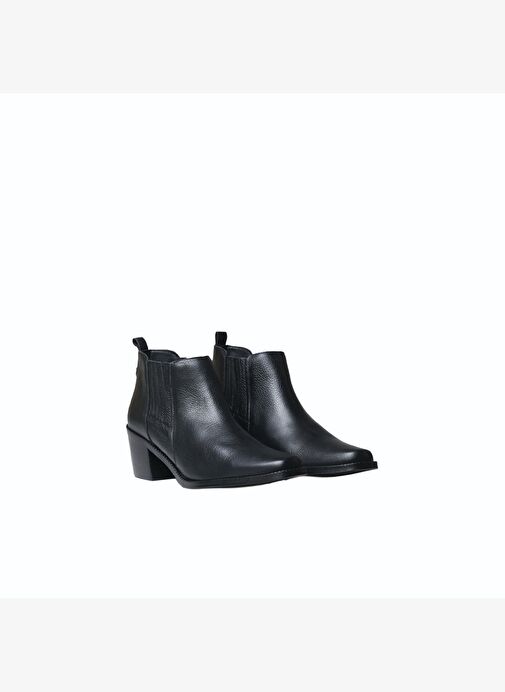 Kadın Bot UTIEL Toni Pons LEATHER COWBOY ANKLE BOOTS WITH HEEL - Görsel 5