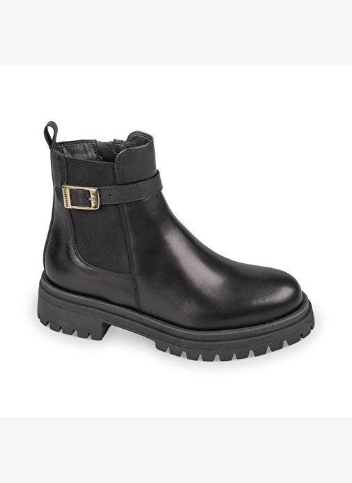 Kadın Bot 49190 Valleverde Calz.Donna Polacco Nappa Nero - Görsel 2